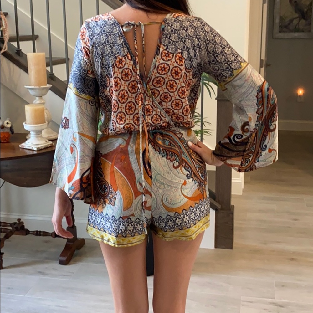 Patterned Romper - image 1